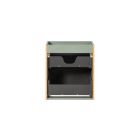 Set kast Comad Line Reed Green LINE REED GREEN D 82-50-2S, badkamerblad Comad Nova Oak NOVA OAK A 89-50