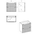 Set kast Comad Nova Black NOVA BLACK D2 82-60-2S, kast Comad Nova Oak NOVA OAK 81-20-39, NOVA OAK A 89-80