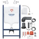 Set inbouwframe Grohe Solido 38971000, toiletpot met softclose toiletbril Hagser Beno HGR10000042
