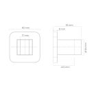 Set douchekraan Oltens Hadsel 33006300, douchehouder Oltens Hald 37403300, 37200300, 37111300