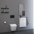 Set toiletpot Kronenbach Cube KB15500CU, toiletbril Kronenbach Cube KB94500CU
