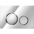 Set toiletpot met softclose toiletbril Cersanit Zen S701-428, inbouwframe met spoelknop Cersanit S701-778