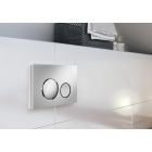 Set toiletpot met softclose toiletbril Cersanit Zen S701-428, inbouwframe met spoelknop Cersanit S701-778