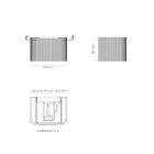 Set kast Oltens Hamnes 60022060, badkamerblad op kast Oltens Hamnes 63012060