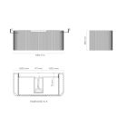 Set kast Oltens Hamnes 60024000, wastafel Oltens Hamnes 40214900