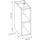 Set kast Comad Nova Black NOVA BLACK D2 82-60-2S, kast Comad Nova Oak NOVA OAK 81-20-39, NOVA OAK A 89-80