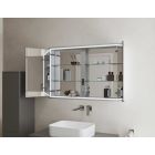 Set kast Kronenbach Cube 2.0 KB100204CR, inbouw spiegelframe Kronenbach Cube 2.0 NU1000029NU