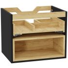Set kastbehuizing Excellent Tuto 2.0 MLEX.2171.600.BKBL, badkamerblad op kast Excellent Tuto 2.0 MLEX.2116.600.MA, MLEX.2151.600.03.BK