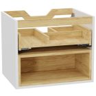 Set kastbehuizing Excellent Tuto 2.0 MLEX.2171.600.WHBL, badkamerblad op kast Excellent Tuto 2.0 MLEX.2116.600.MA, MLEX.2151.600.03.WH
