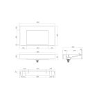 Set kast Oltens Lun 60033060, wastafel Oltens Stila 40001000