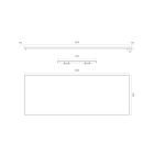 Set kast Oltens Lun Rilla 60030300, badkamerblad op kast Oltens Tera 63031990