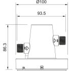 Set keukenkraan Franke Maris Slim Clear Water J Pull-Out 120.0730.870, filter onder spoelbak Franke Pro M Connect 150.0752.886