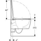 Set toiletpot Geberit iCon 503.232.00.1, inbouwframe Geberit Duofix 111.320.00.6, 111.815.00.1, 156.050.00.1