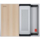 Set stalen spoelbak Franke Box 127.0749.858, keukenkraan Franke Smart Glenda 115.0747.475