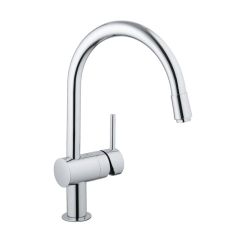 Grohe Minta keukenkraan staand StarLight Chrome 32918000