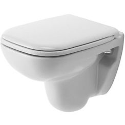 Duravit D-Code toiletpot hangend wit 22110900002