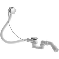 Duravit D-Code badkuipsifon chroom 790225000001000