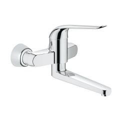 Grohe Euroeco Special wastafelkraan wand StarLight Chrome 32773000