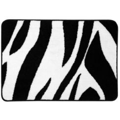 Sealskin Safari badkamermatje 90x60 cm rechthoekig wit-zwart 293553619