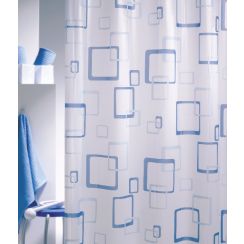 Sealskin Retro douchegordijn 200x180 cm wit-blauw 211521324