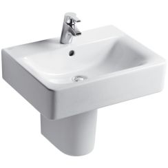 Ideal Standard Connect wastafel 60x46 cm rechthoekig klassiek-meubel wit glans E794501