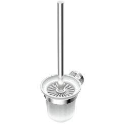 Ideal Standard IOM toiletborstel ingeschroefd chroom-glas A9119AA