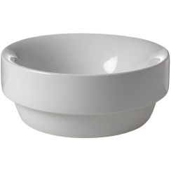 Kerasan Cento wastafel 45x45 cm rond inbouw wit glans 355701