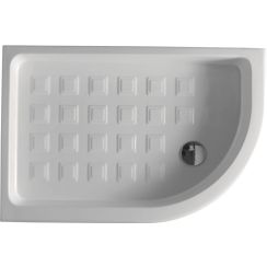 Kerasan Retro halfronde douchebak 120x80 cm wit 133201