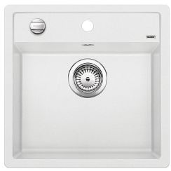 Blanco Dalago 5 spoelbak van graniet 51.5x51 cm wit 518524