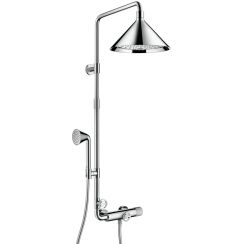 Axor Front doucheset wand met thermostaat chroom 26020000