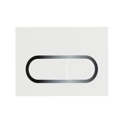 Ravak Chrome spoelknop wit X01455