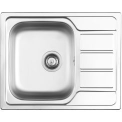 Pyramis Athena stalen spoelbak 62x50 cm 100187701