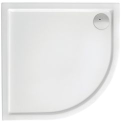Roca Malaga halfronde douchebak 90x90 cm wit A276259000