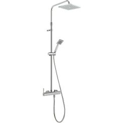 Tres Lex-Tres doucheset wand met regendouche chroom 081.197.01