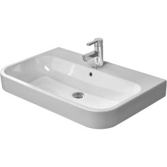 Duravit Happy D.2 wastafel 65x50.5 cm rechthoekig klassiek-meubel wit glans 2318650027