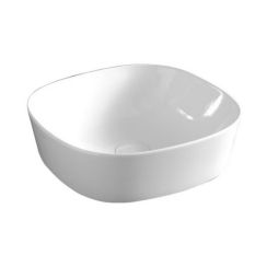Art Ceram Ghost wastafel 42x42 cm rond opbouw wit glans GHL00101;00