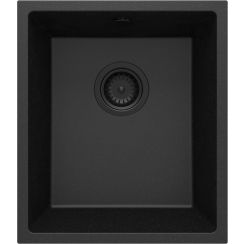 Deante Corda spoelbak van graniet 40x32 cm grijs/grafiet/onyx ZQA_G10B