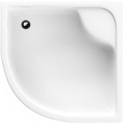 Schedpol Doris halfronde douchebak 90x90 cm wit 3.223