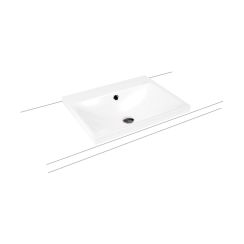 Kaldewei Silenio wastafel 60x46 cm rechthoekig opbouw wit glans 903906013001