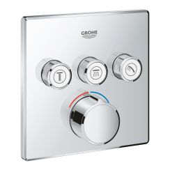 Grohe SmartControl bad- en douchekraan inbouw StarLight Chrome 29149000