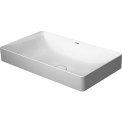 Duravit DuraSquare wastafel 60x34.5 cm rechthoekig opbouw wit glans 2355600000
