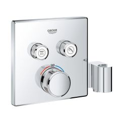 Grohe Grohtherm SmartControl bad- en douchekraan inbouw met thermostaat StarLight Chrome 29125000