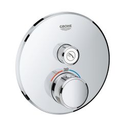 Grohe Grohtherm SmartControl douchekraan inbouw met thermostaat StarLight Chrome 29118000
