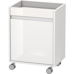 Duravit Ketho kast 50x36x67 cm langs de zijkant wit KT2530R2222