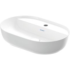 Duravit Luv wastafel 60x40 cm ovaal opbouw wit glans 0380600000