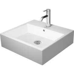 Duravit Vero Air wastafel 50x47 cm rechthoekig opbouw wit glans 2352500000
