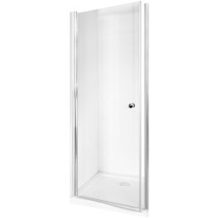 Besco Sinco douchedeur 80 cm kantelbaar chroom glans/helder glas DS-80