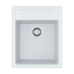 Franke Sirius tectoniet spoelbak 53x43 cm wit 114.0496.101