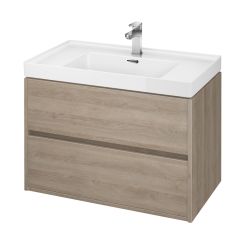 Cersanit Crea kast 79x45x53 cm hangend onder de wastafel eik S924-009