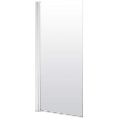Deante Alpinia badscherm 80 cm uit één stuk chroom glans/helder glas KGA_072P